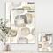 Designart - Neutral Oval Grey Stones II - Modern Glam Canvas Artwork